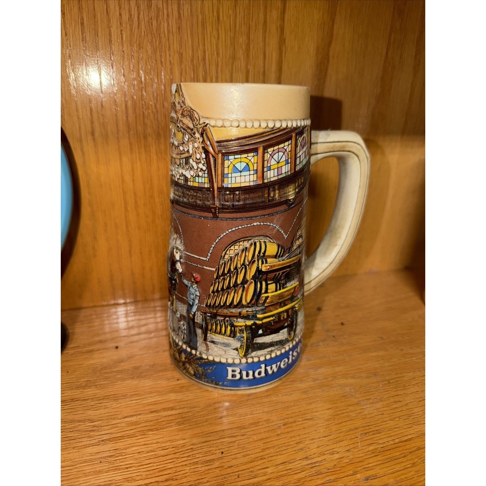 1987 Budweiser Stein National Historical Landmark Series - Clydesdale Stables 🐈